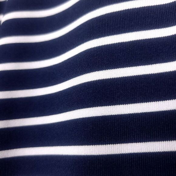 Kate Lord Performance Navy White Button Up Polo Shirt 1/2 Sleeve Size XL - Picture 5 of 8